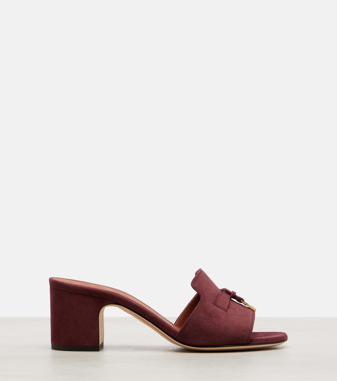 Mules Summer Charms 55 in suede | Loro Piana