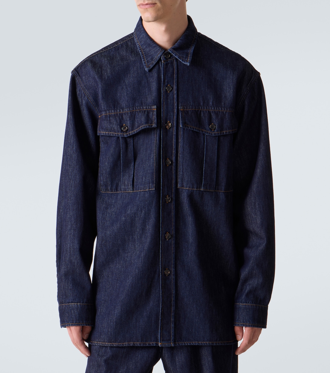 Camisa de denim de algodón | Dries Van Noten