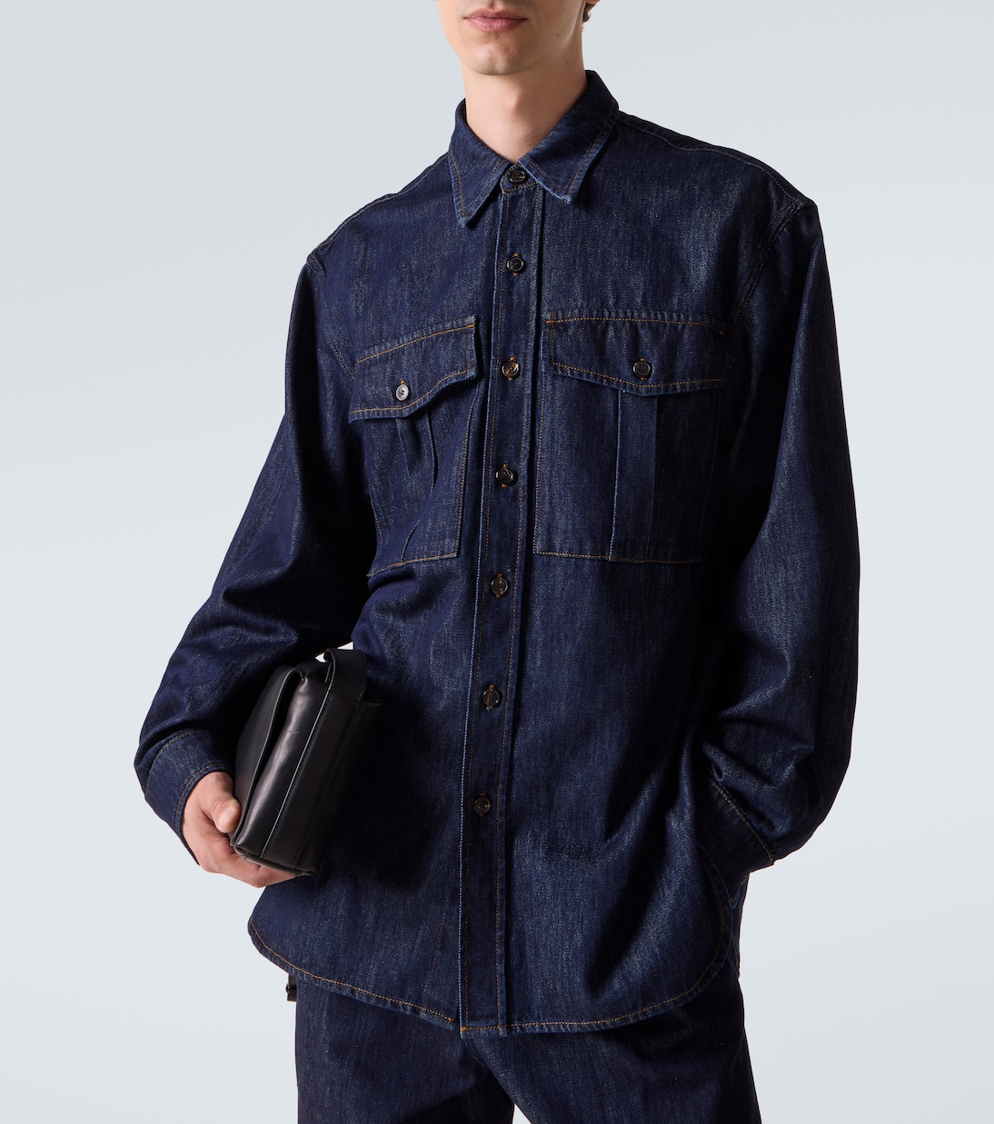Camisa de denim de algodón | Dries Van Noten