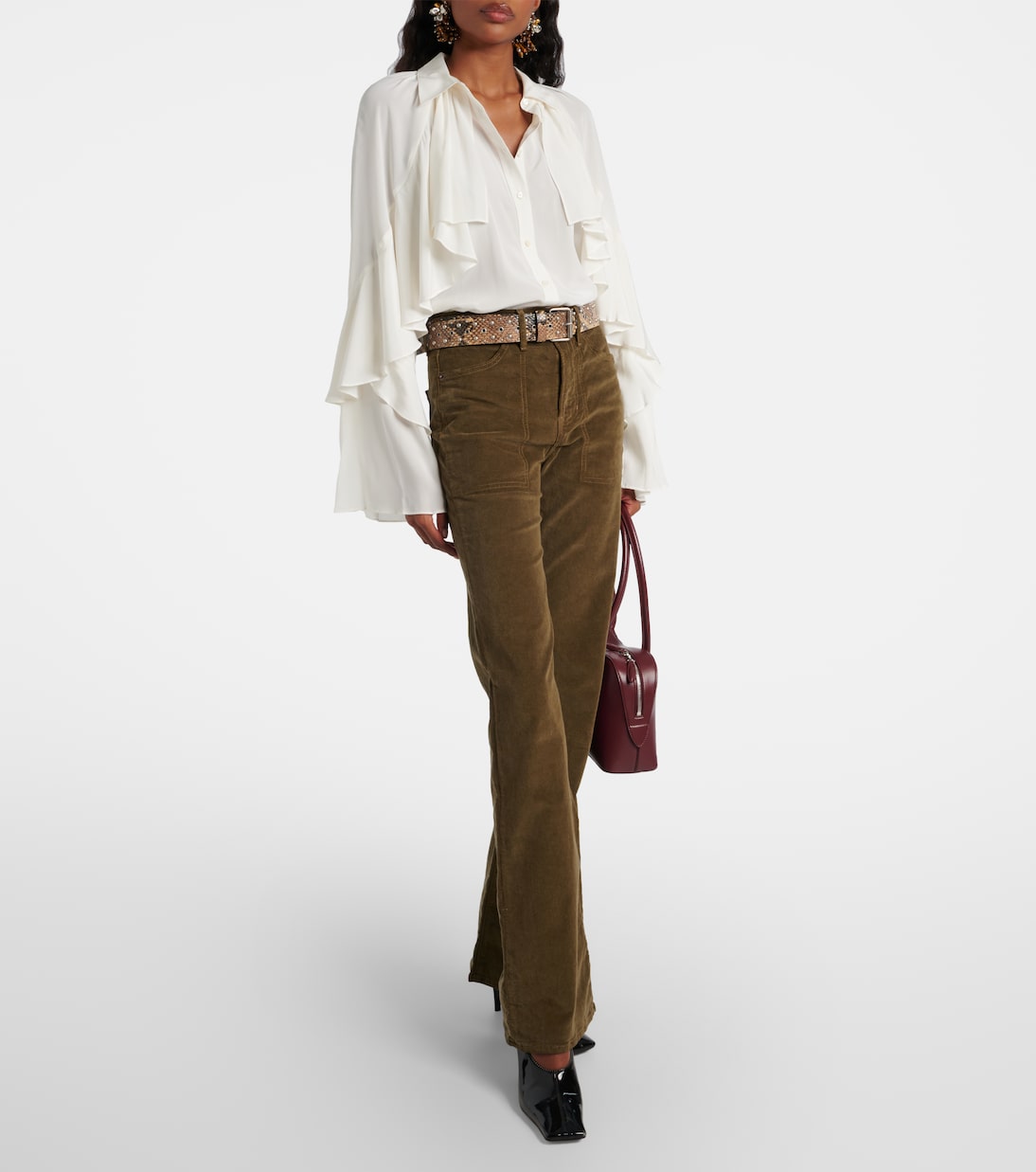 Blusa Demaris en mezcla de seda | Veronica Beard
