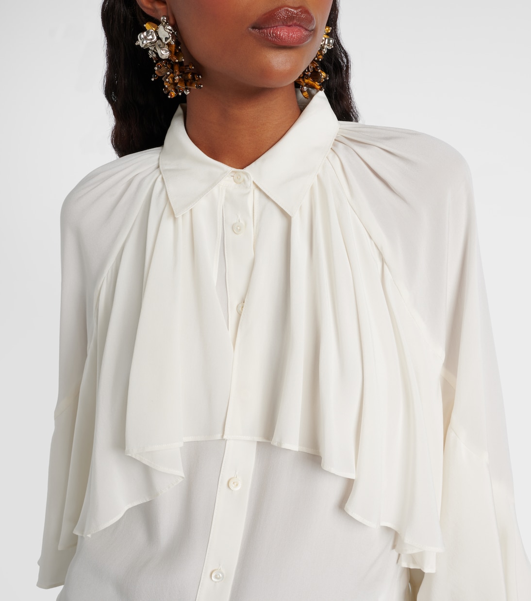 Blusa Demaris en mezcla de seda | Veronica Beard