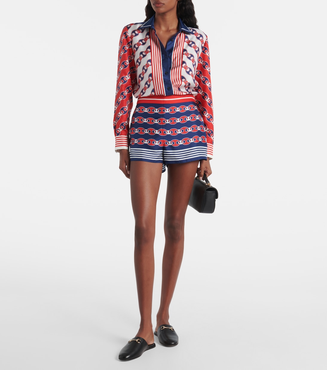 Slippers Annette Horsebit aus Leder | Gucci