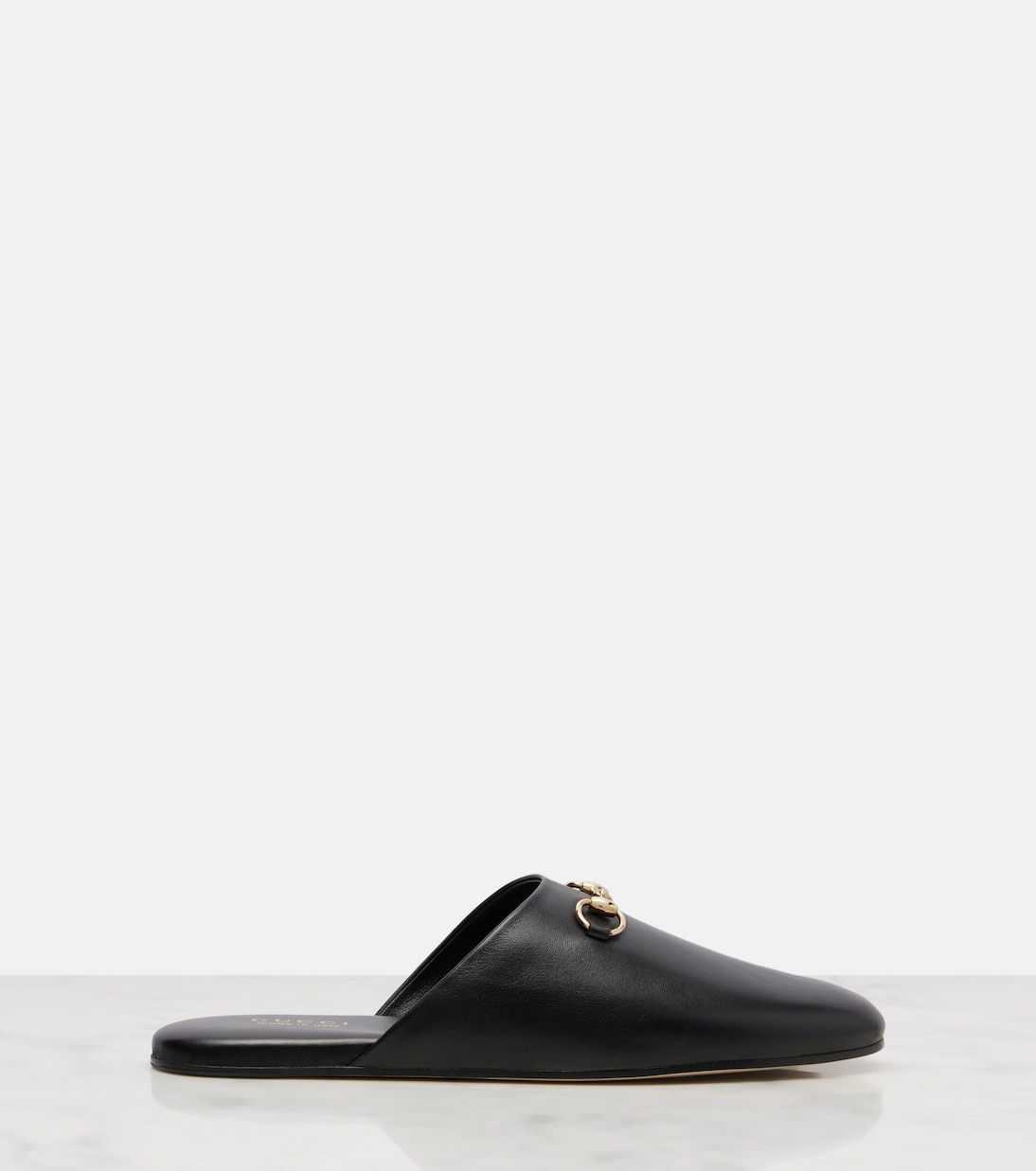 Slippers Annette Horsebit aus Leder | Gucci