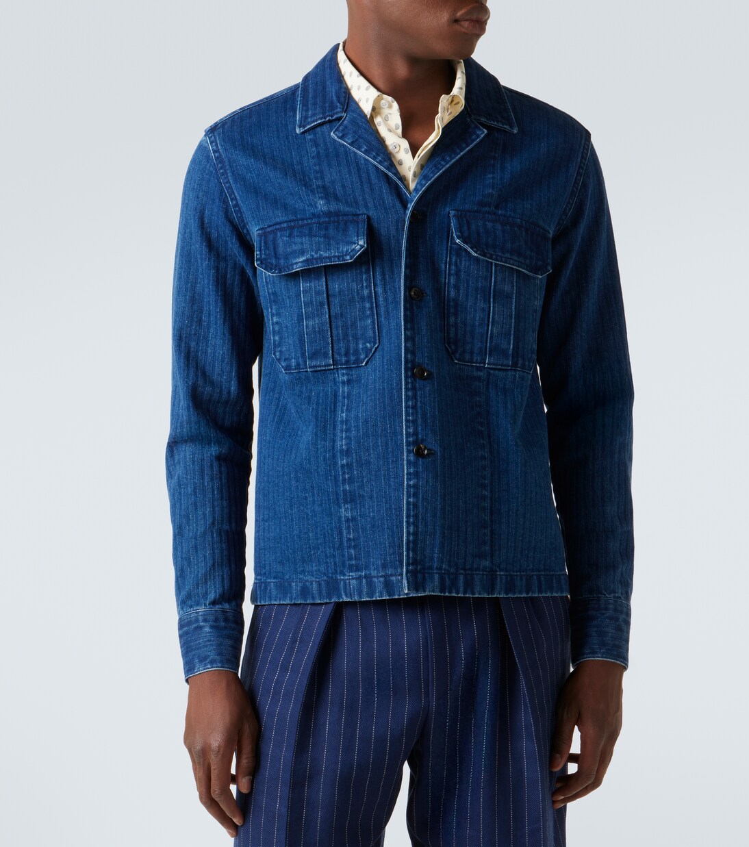 Hemdjacke aus Denim  | Tom Ford