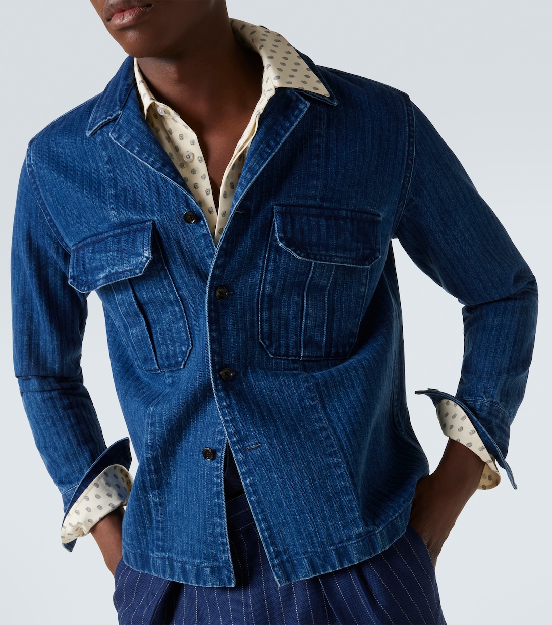 Hemdjacke aus Denim  | Tom Ford