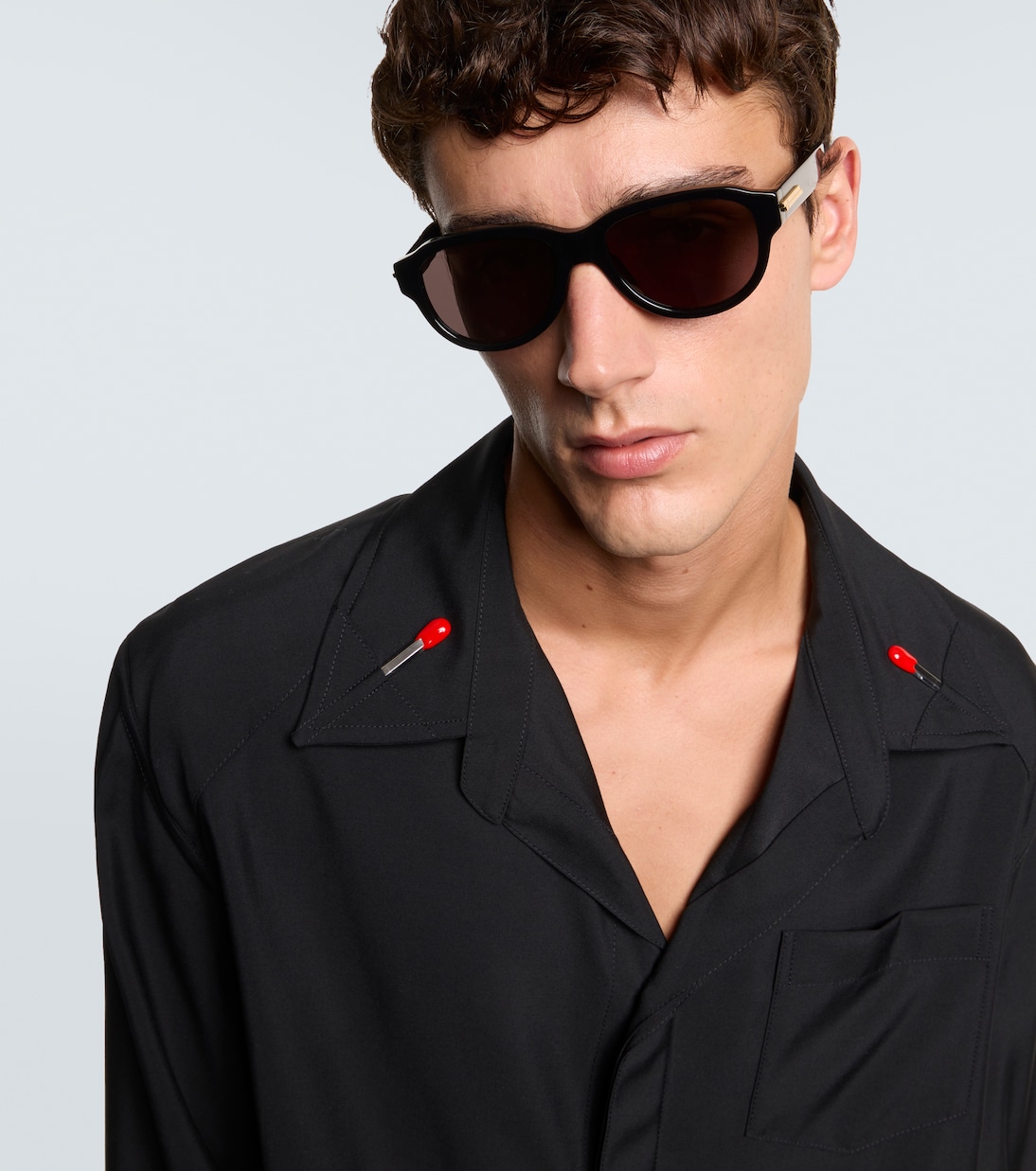 Stretch round sunglasses | Bottega Veneta