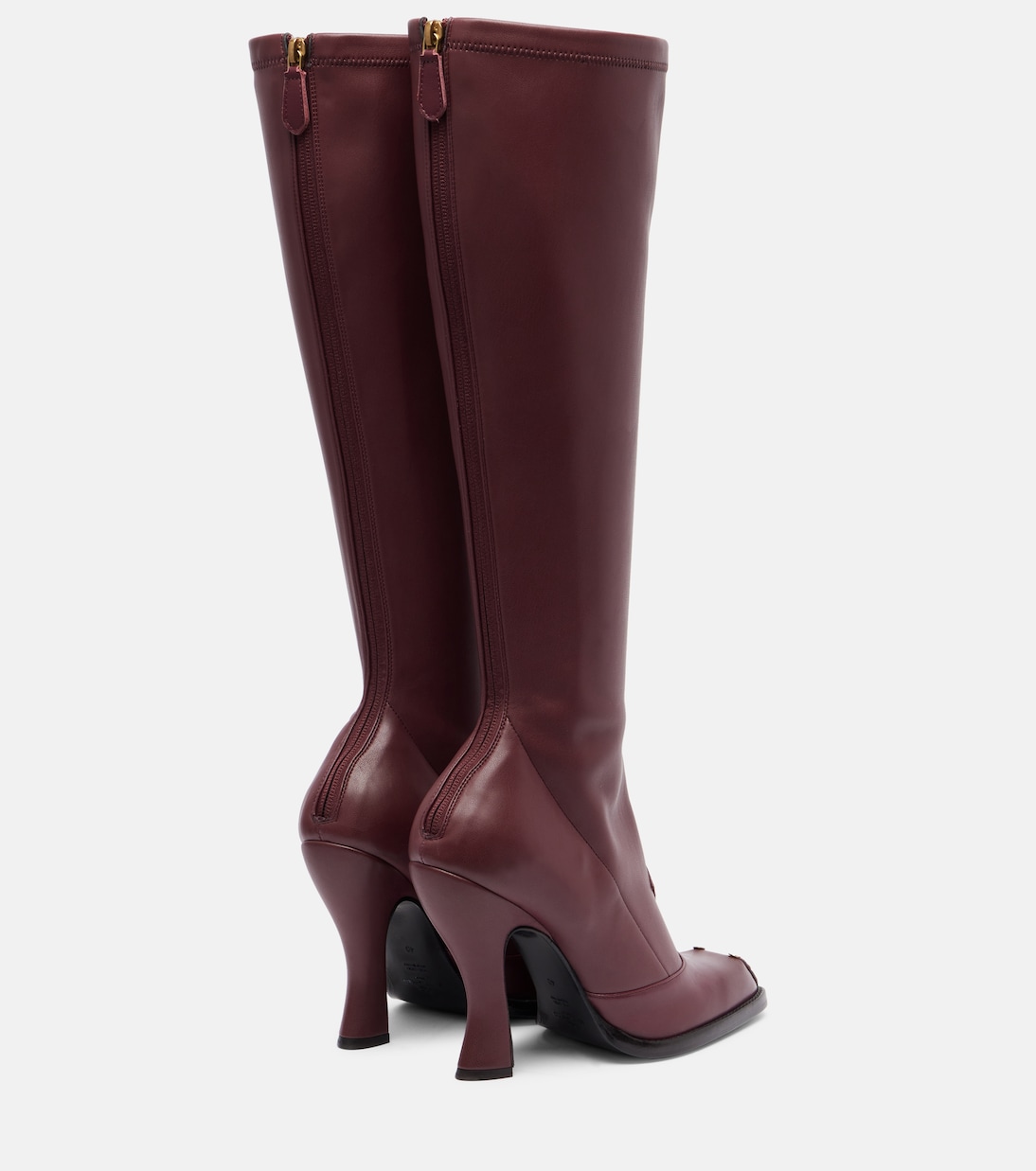 Studded leather knee-high boots | Etro