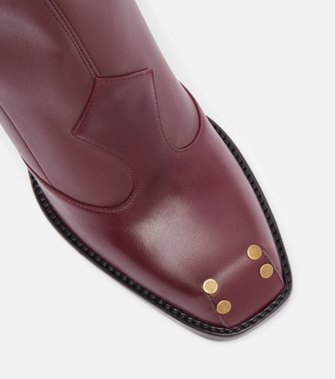 Studded leather knee-high boots | Etro