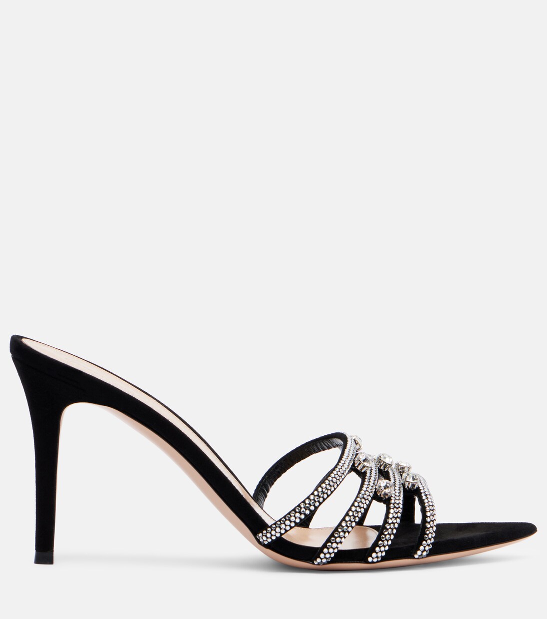 85 embellished suede mules | Gianvito Rossi