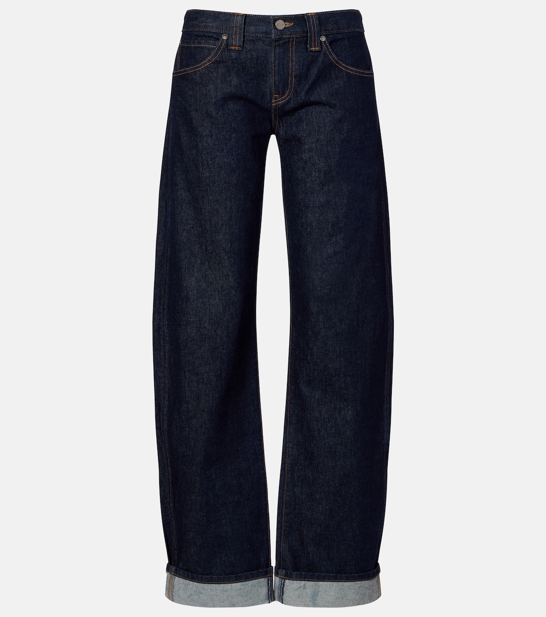 Karo mid-rise barrel-leg jeans | Khaite