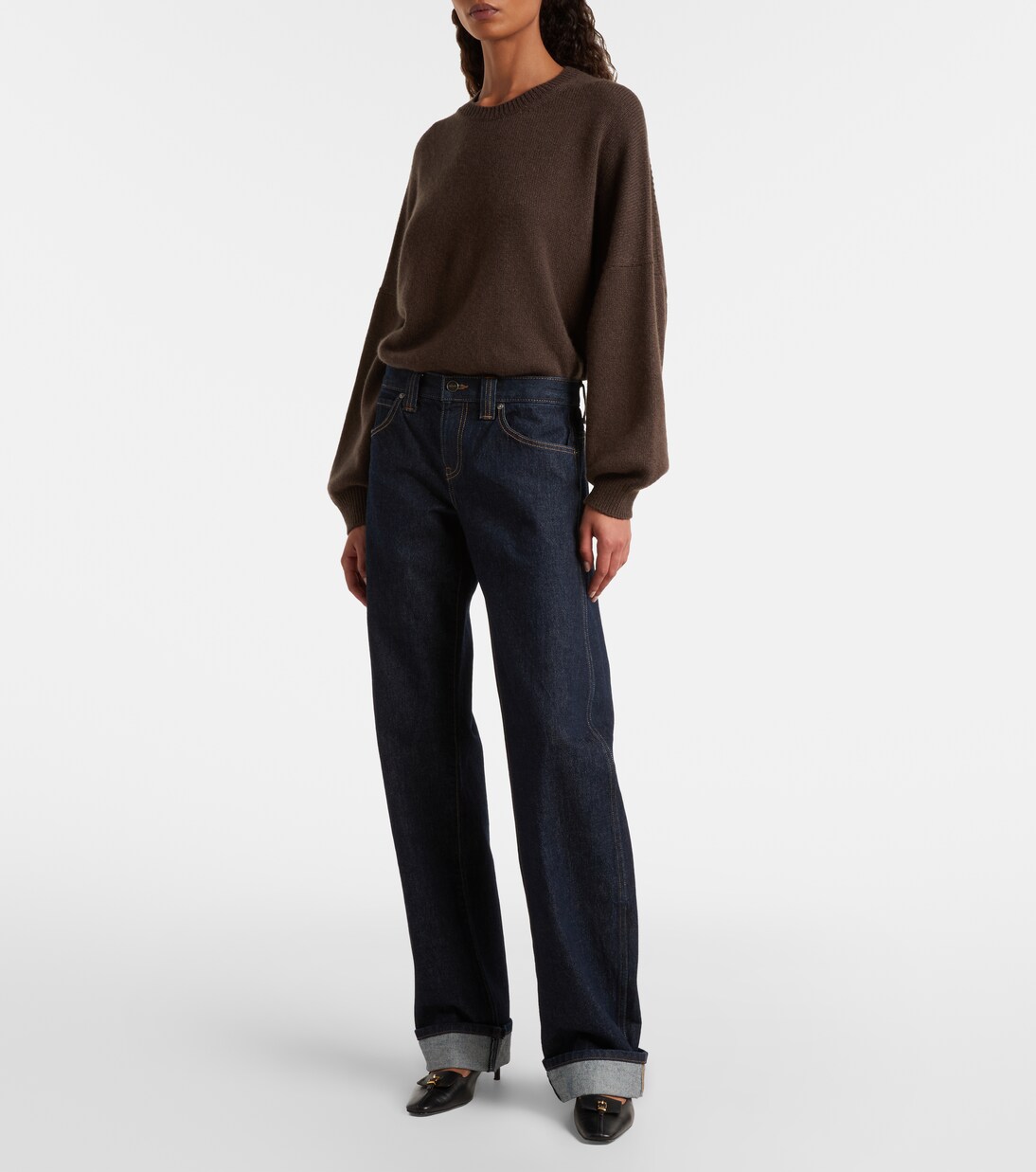 Karo mid-rise barrel-leg jeans | Khaite
