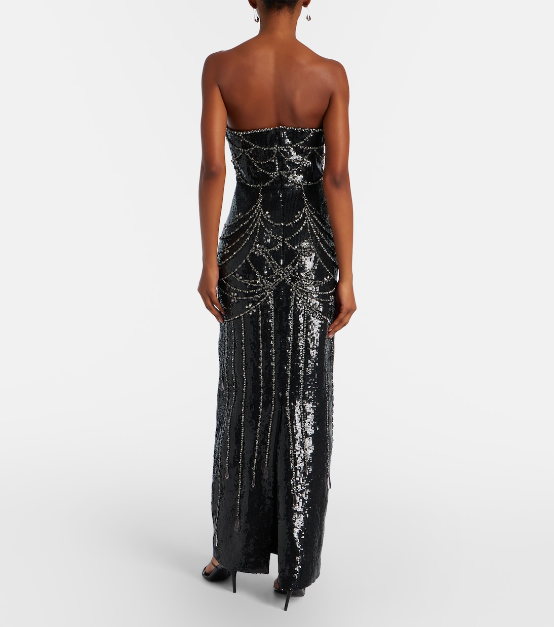 Chandelier embellished gown | Clio Peppiatt