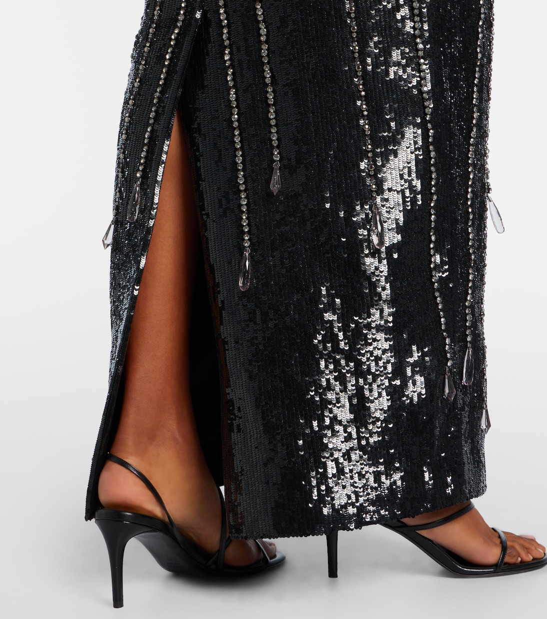 Chandelier embellished gown | Clio Peppiatt