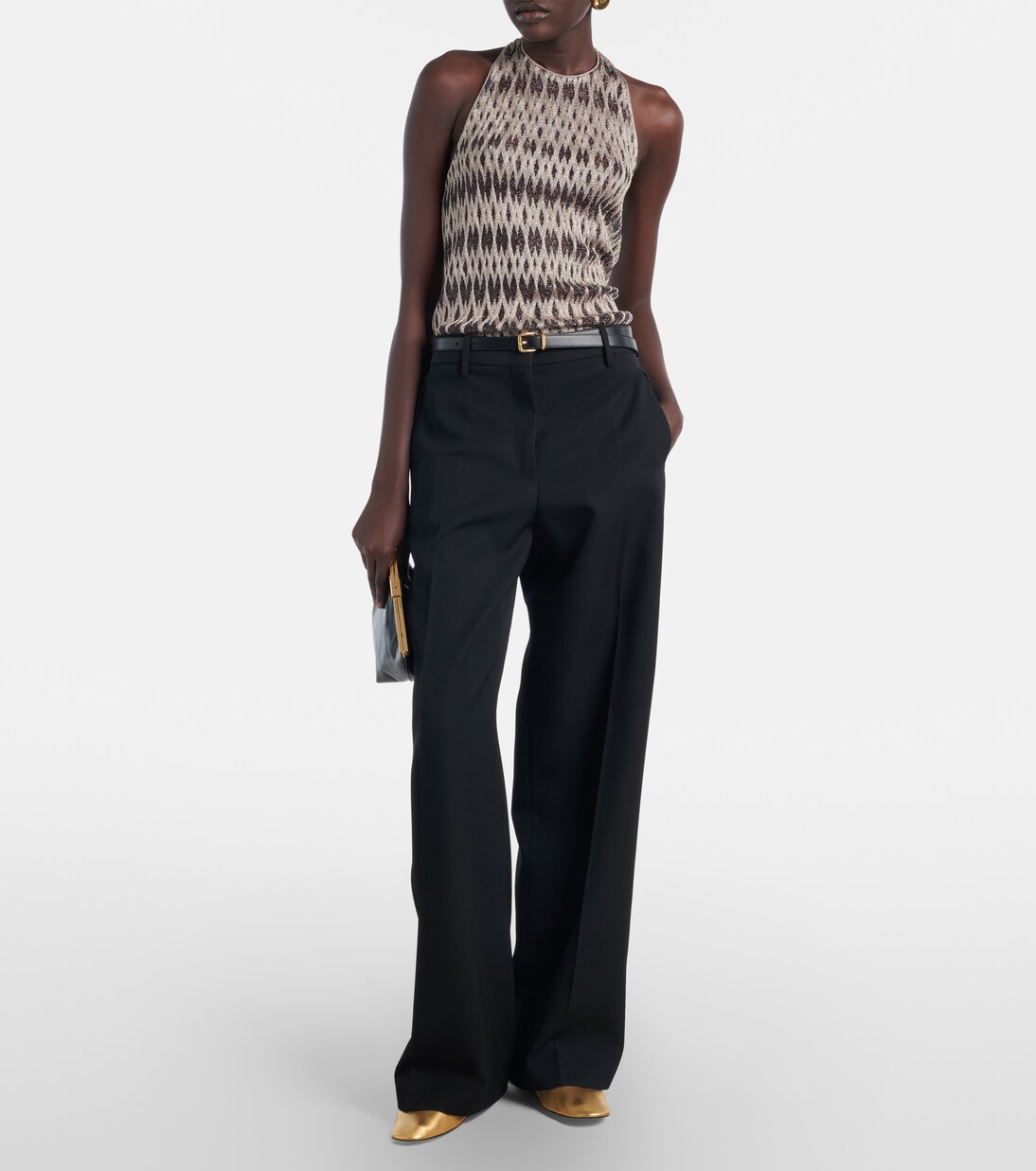 Halterneck lamé top | Missoni