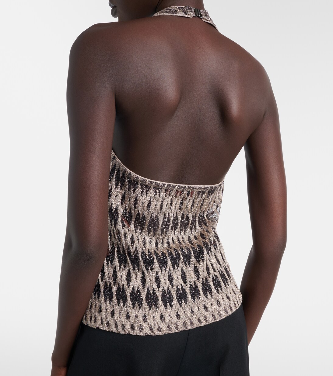 Halterneck lamé top | Missoni