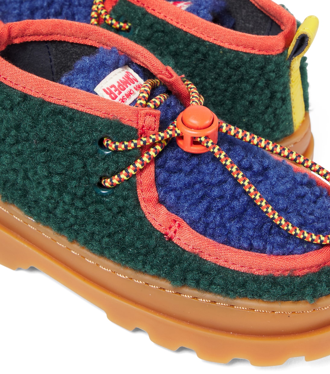 x Camper faux shearling boots | Bobo Choses
