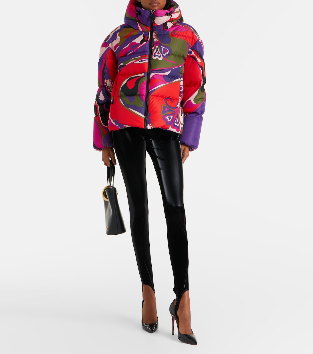 Orchidee puffer jacket | Pucci