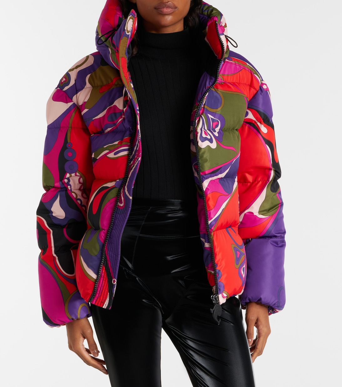 Orchidee puffer jacket | Pucci