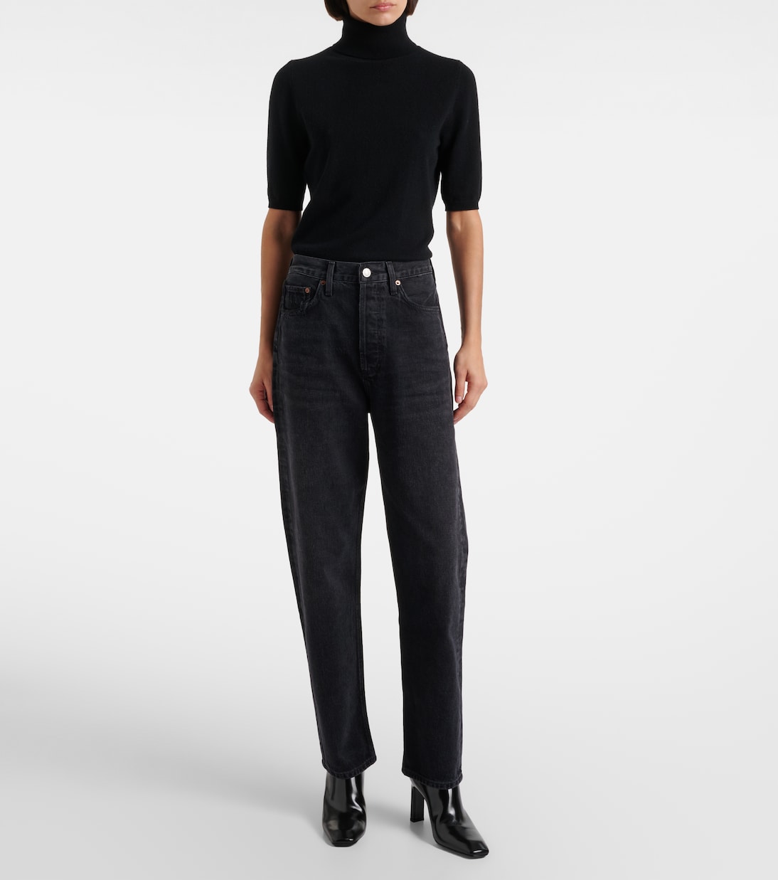 90's mid-rise straight jeans | Agolde