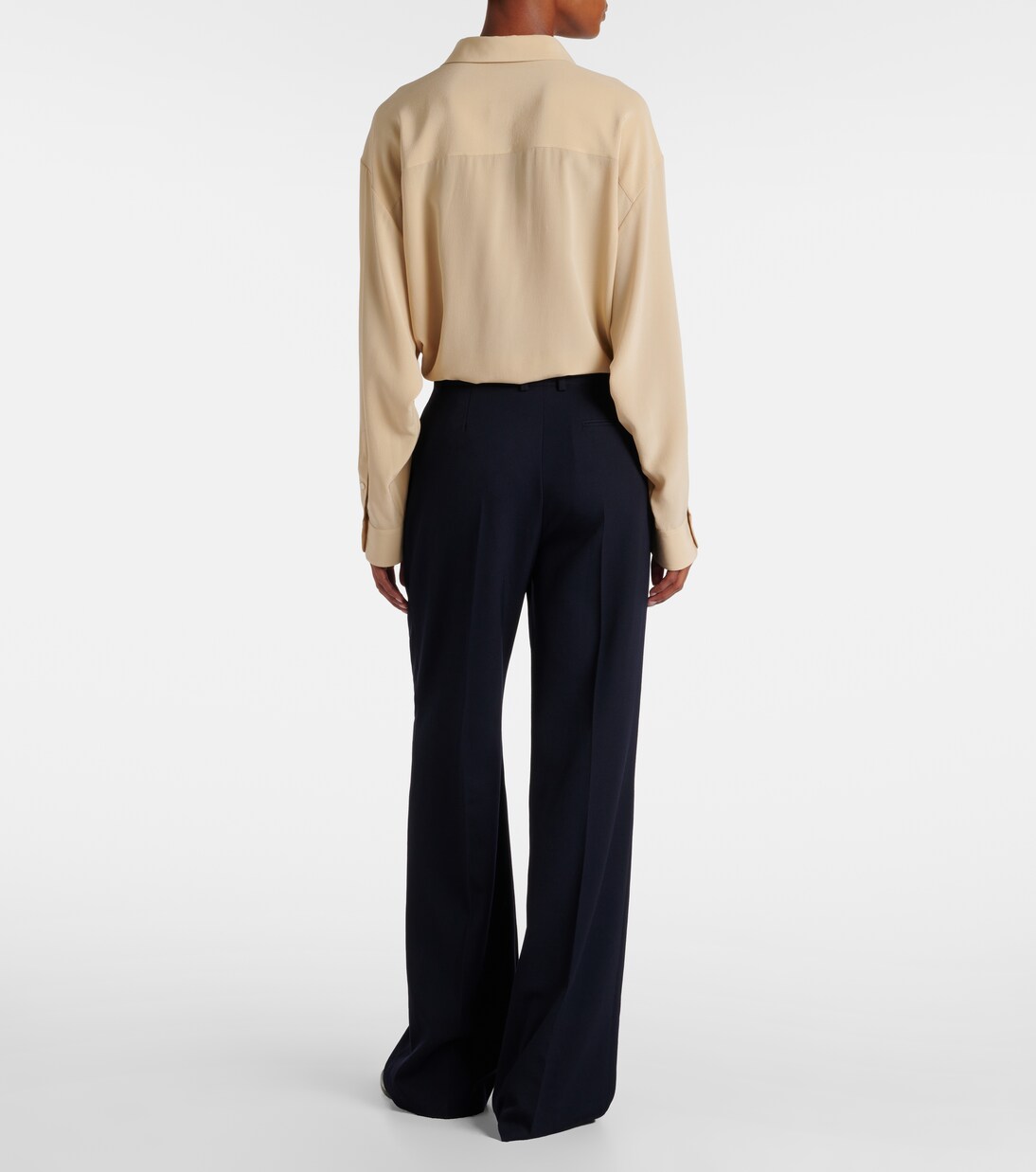 Virgil 울 개버딘 와이드 팬츠 | The Row