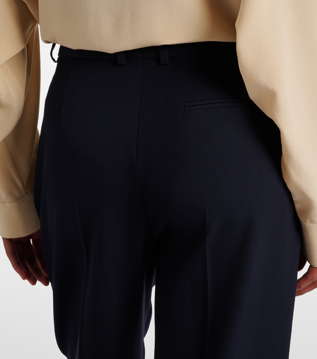 Virgil 울 개버딘 와이드 팬츠 | The Row