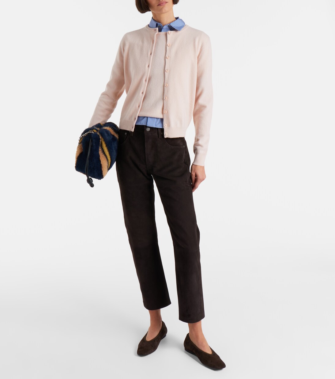 Pantalones rectos Winslow de ante de tiro bajo | Citizens of Humanity