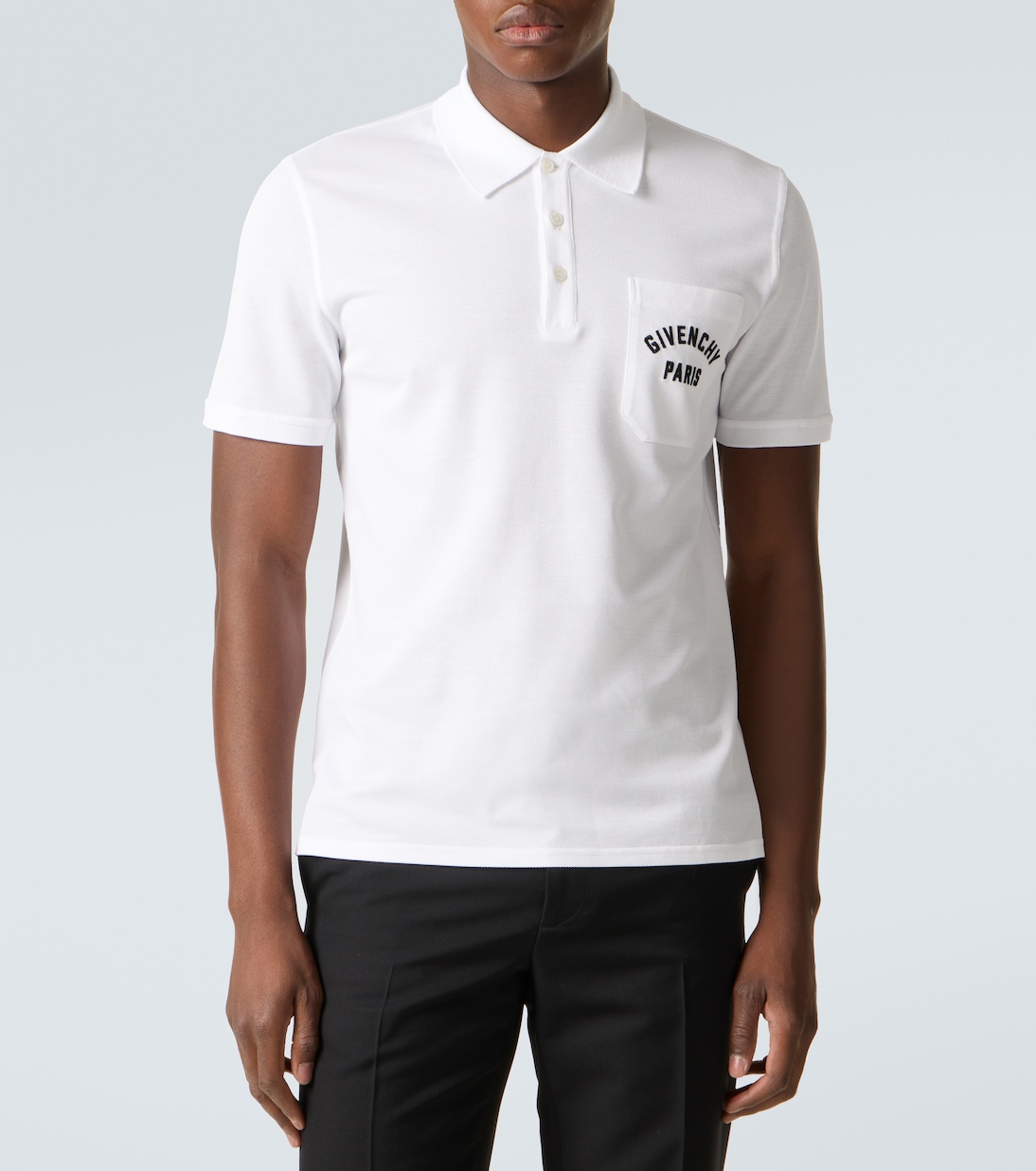 Givenchy Paris cotton piqué polo shirt | Givenchy