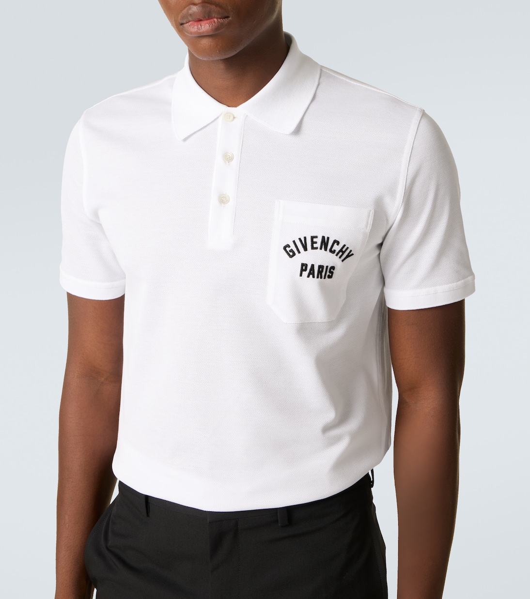 Givenchy Paris cotton piqué polo shirt | Givenchy