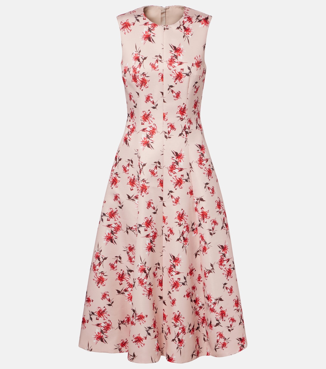 Mara floral faille taffeta midi dress | Emilia Wickstead