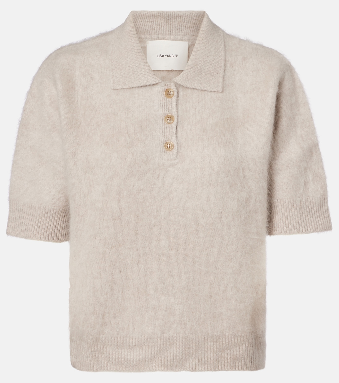 Carolyn cashmere polo sweater | Lisa Yang