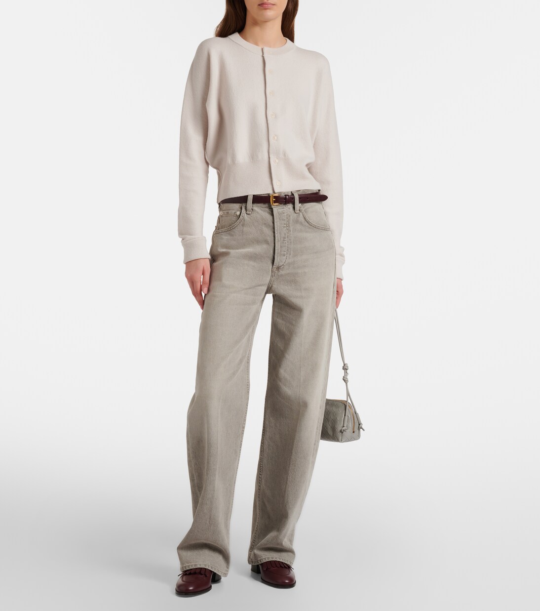 Blouson cashmere-blend cardigan | Extreme Cashmere