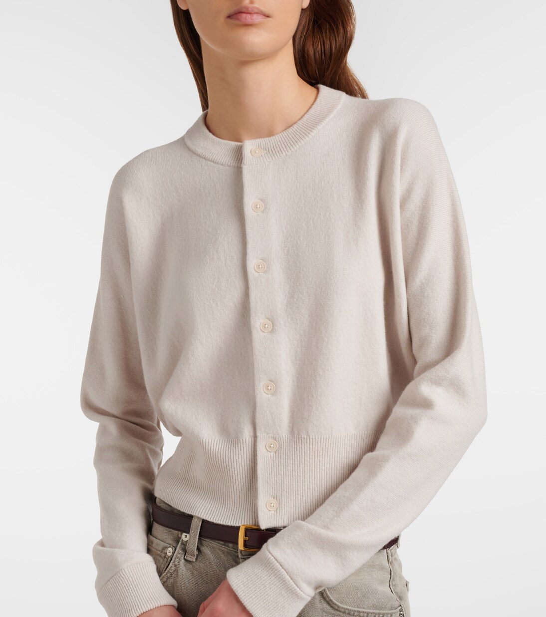 Blouson cashmere-blend cardigan | Extreme Cashmere