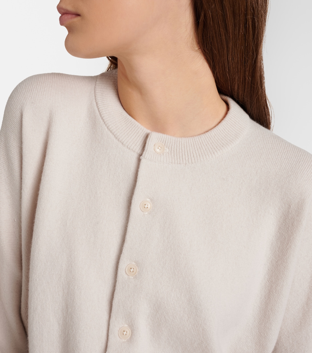 Blouson cashmere-blend cardigan | Extreme Cashmere