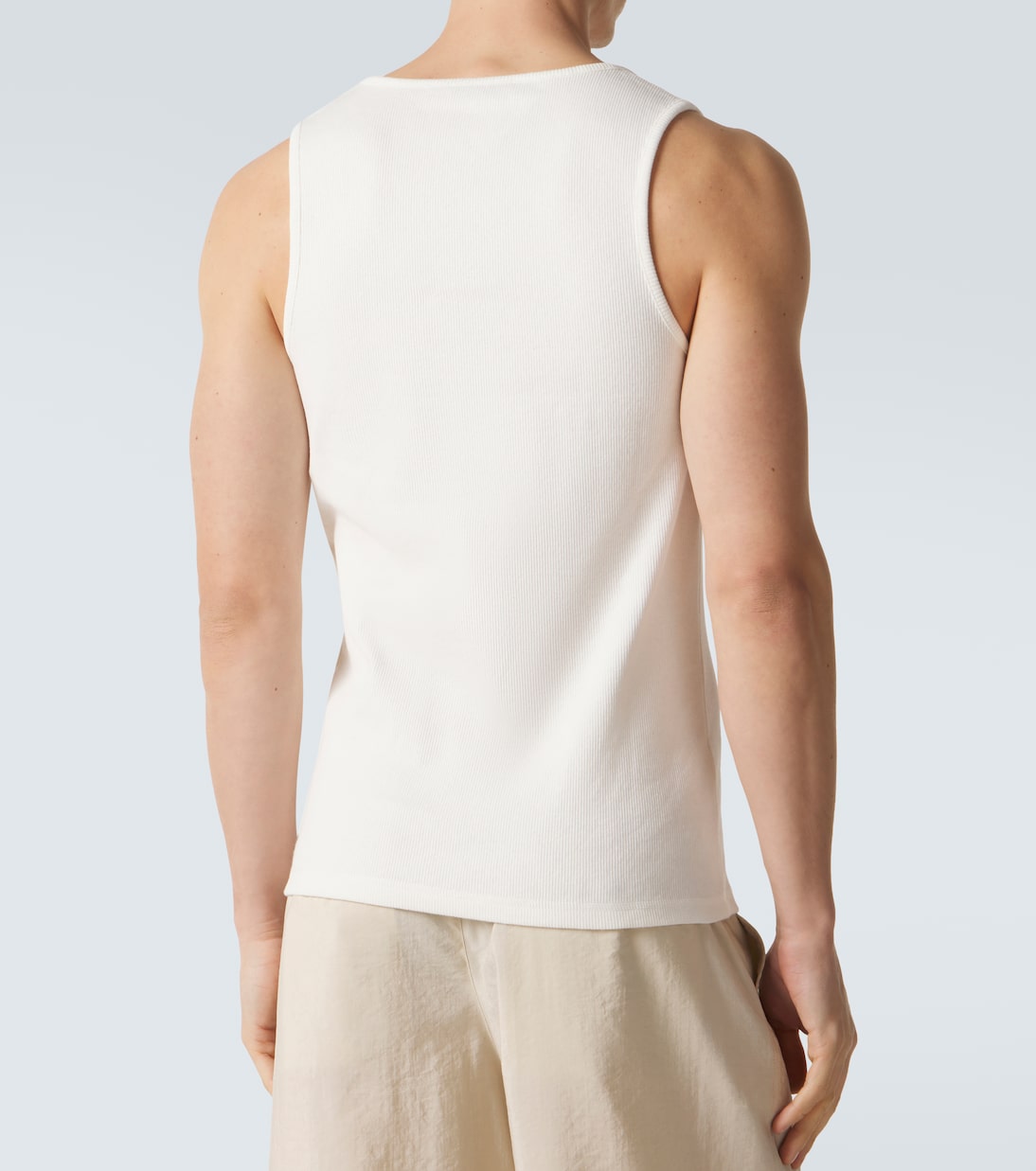 Cotton and linen tank top | Lemaire