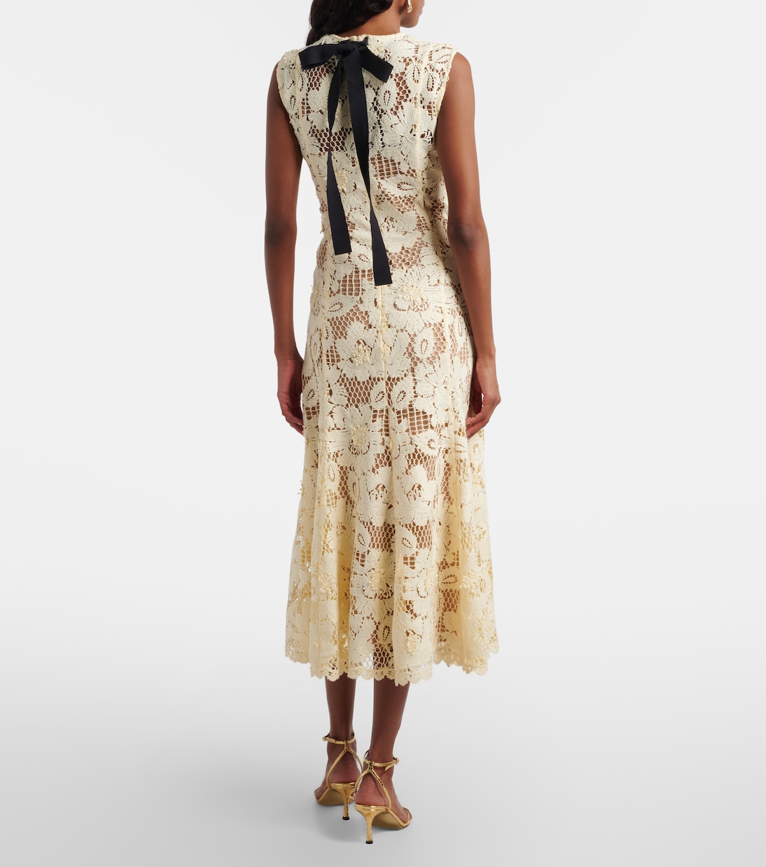 Embellished midi dress | Self-Portrait