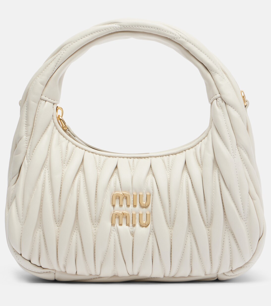 Tote Bag Wander Small aus Leder | Miu Miu