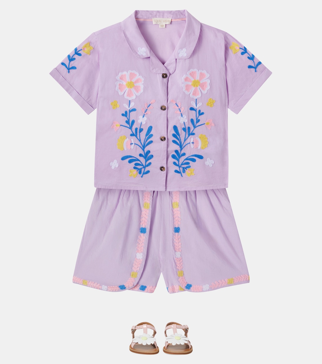 Camisa Alova de algodón floral | Louise Misha