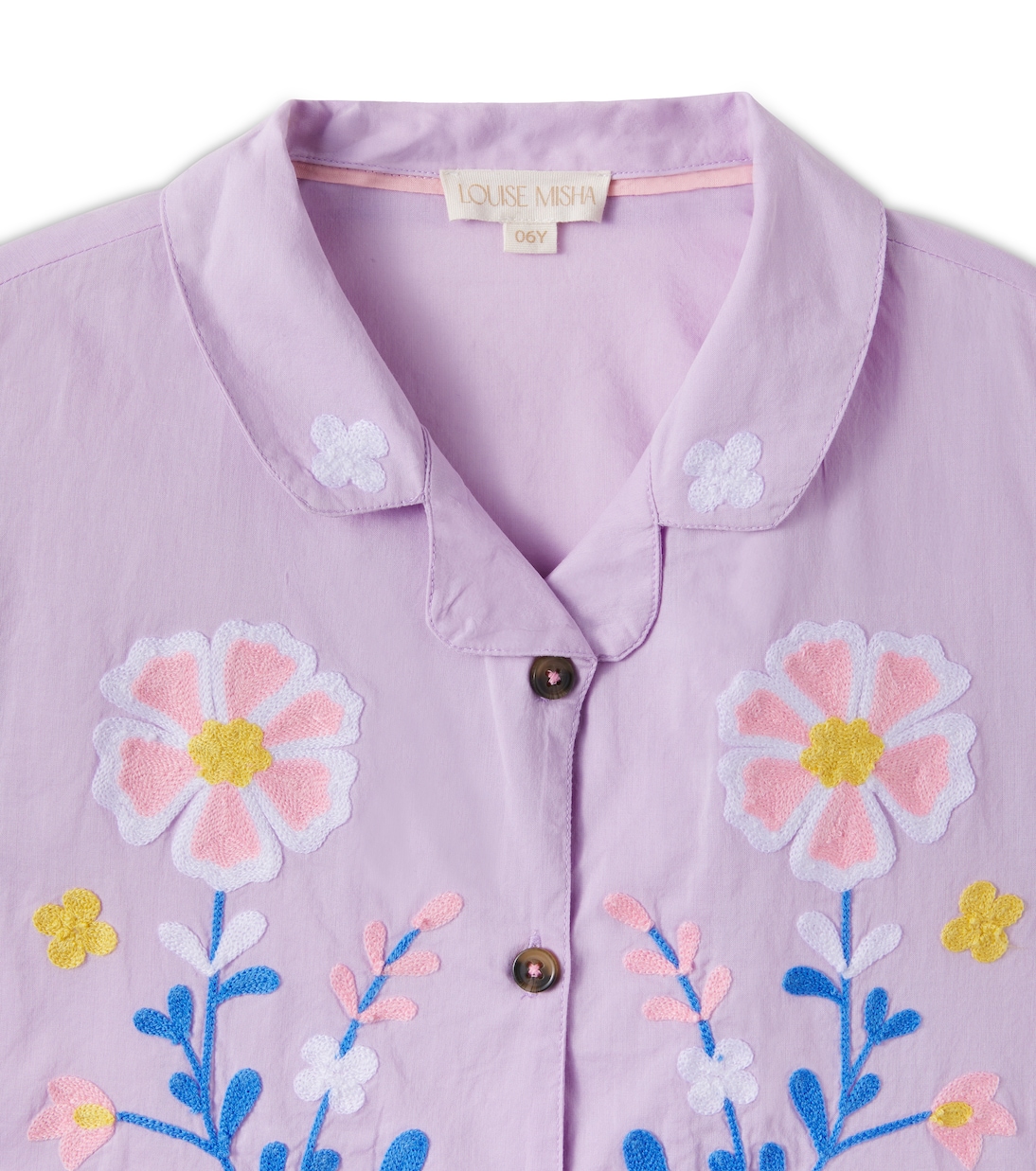 Camisa Alova de algodón floral | Louise Misha