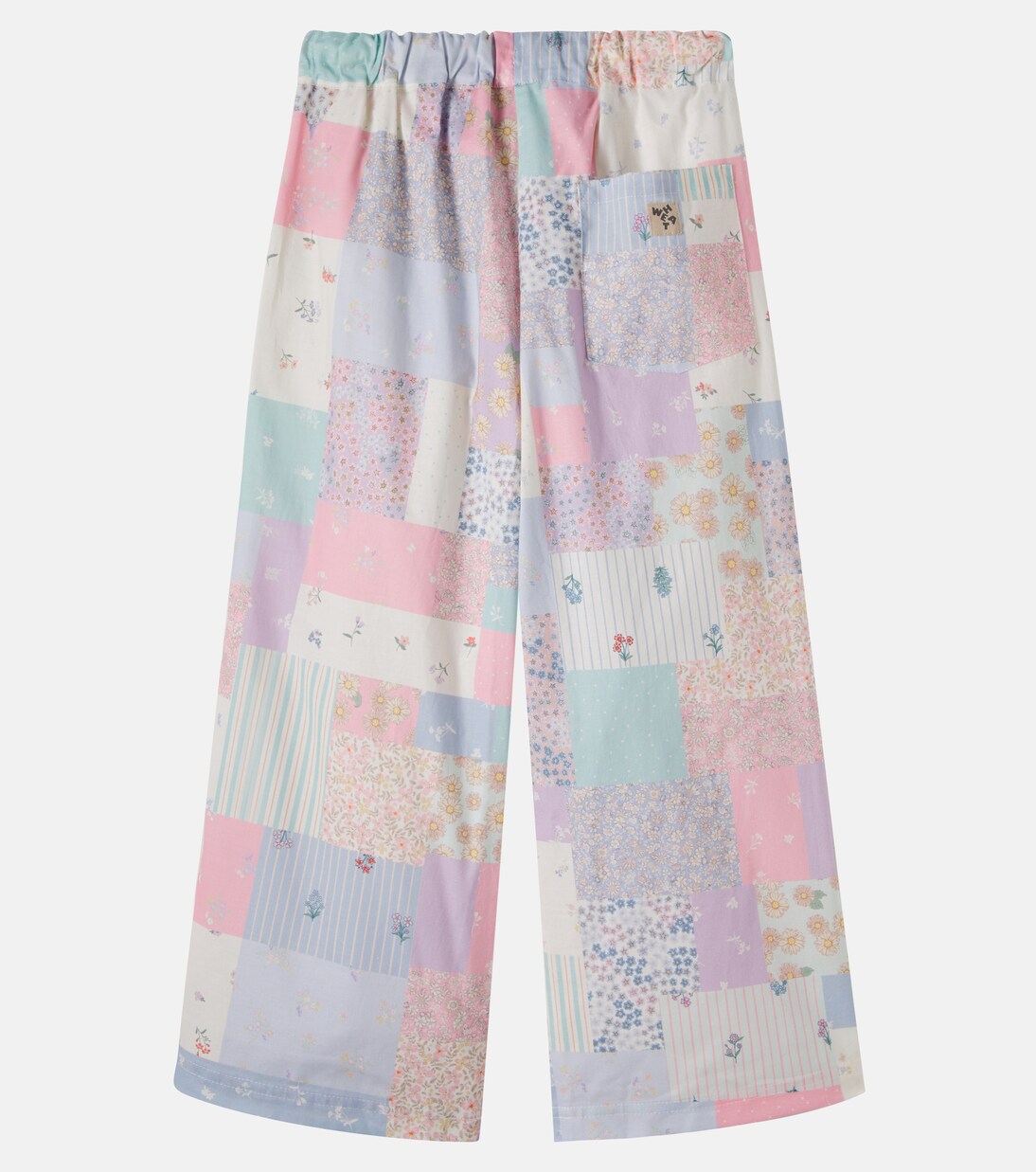 Weite Hose Sasha aus Baumwolle | Wheat