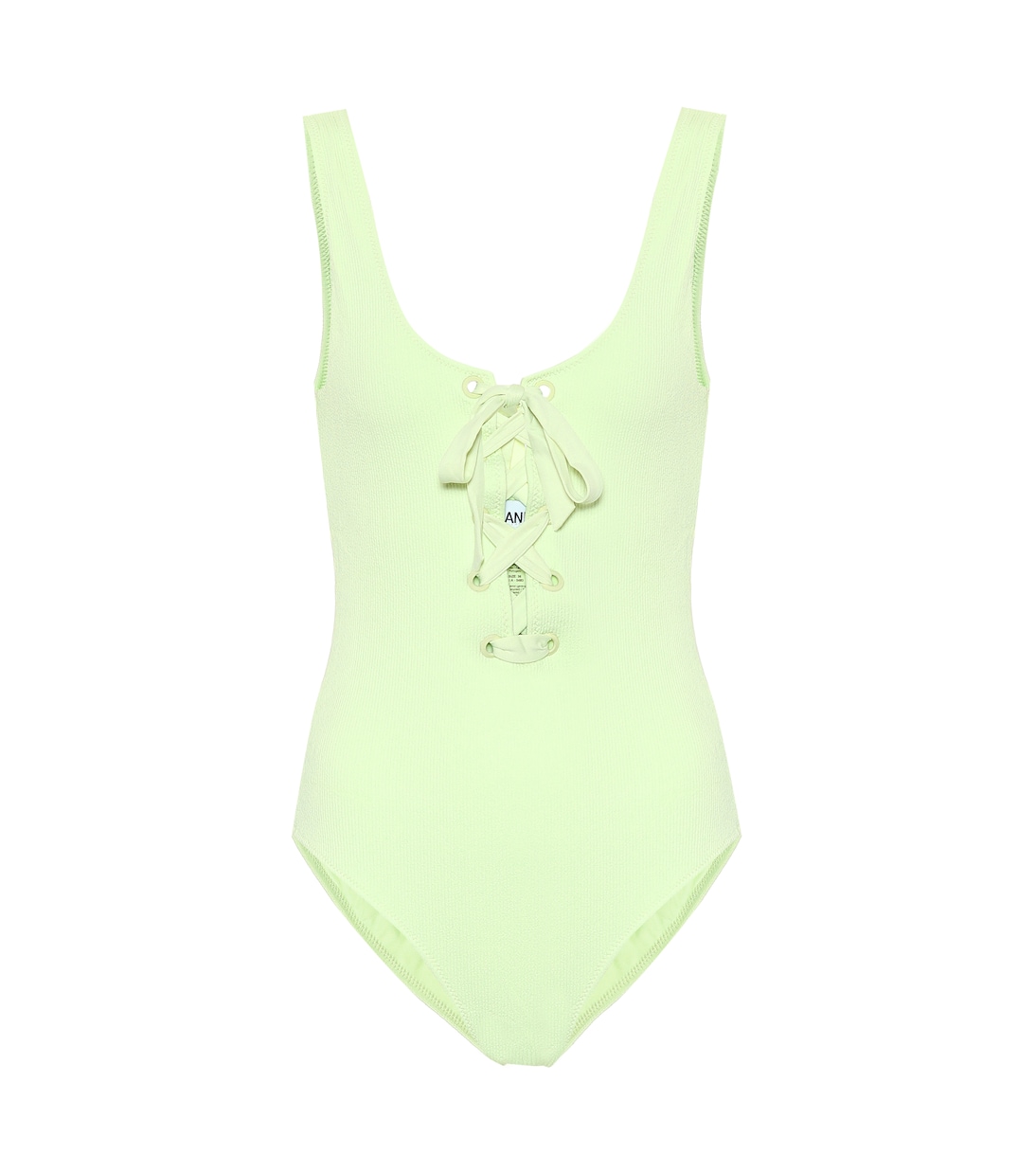 Lace-up swimsuit | Ganni