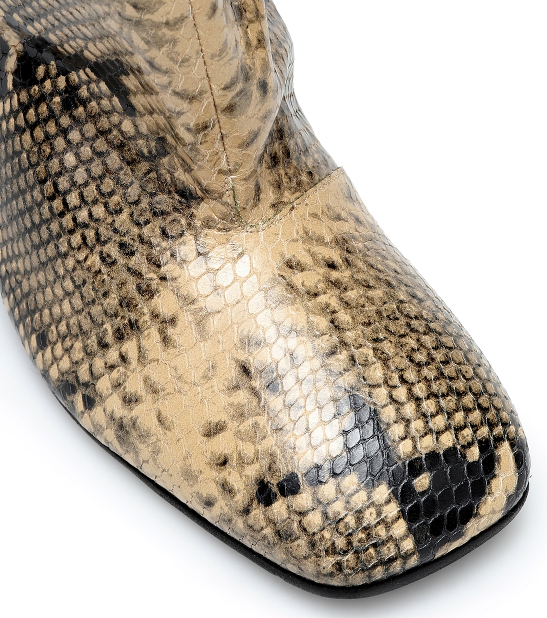 Botas de piel efecto serpiente | Marni
