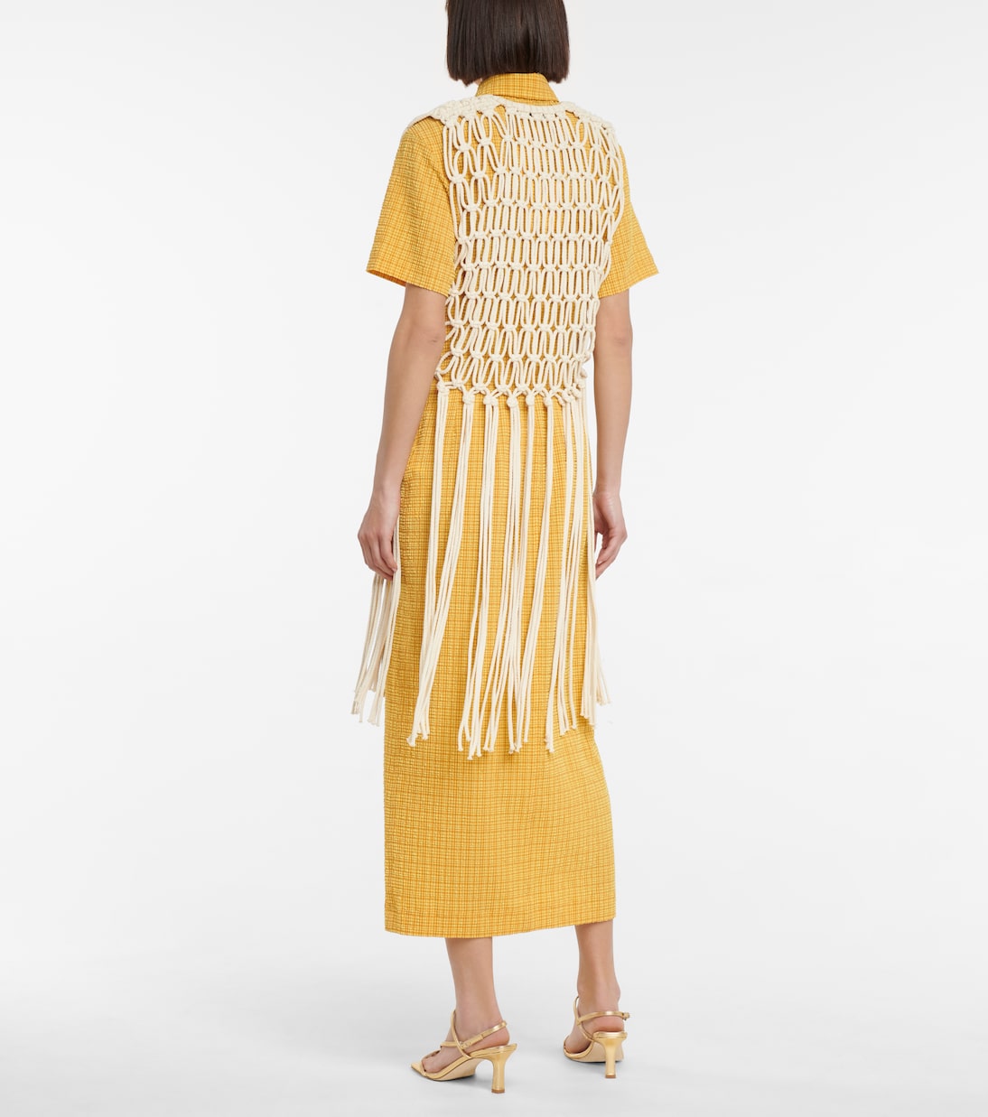 Chaleco Thuza de macramé | Nanushka