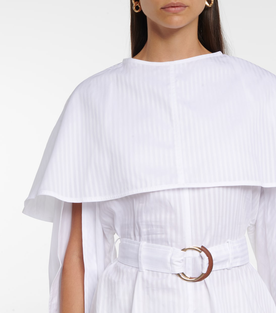 Belted cotton minidress | JW Anderson