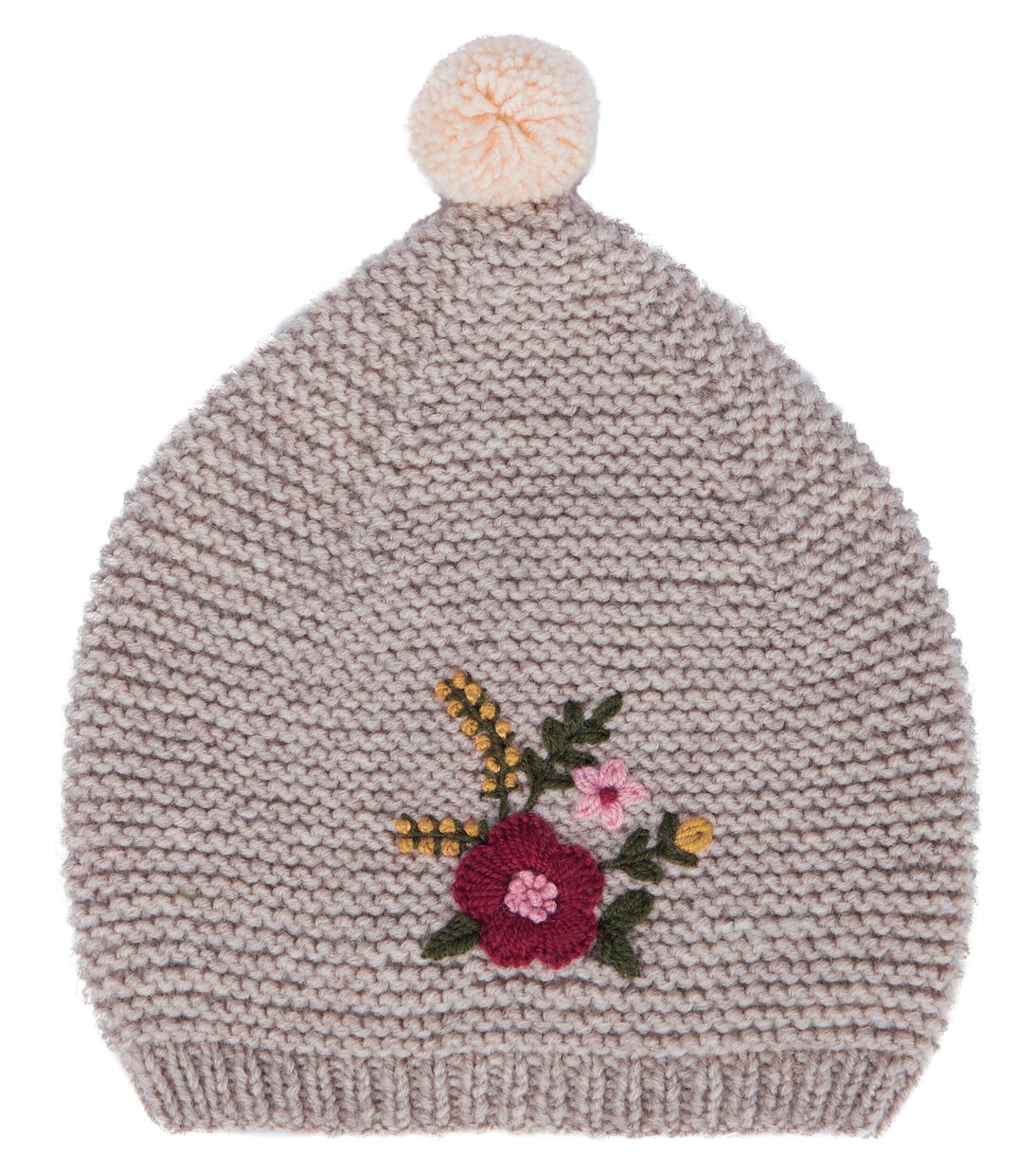 Thyone embroidered beanie | Caramel