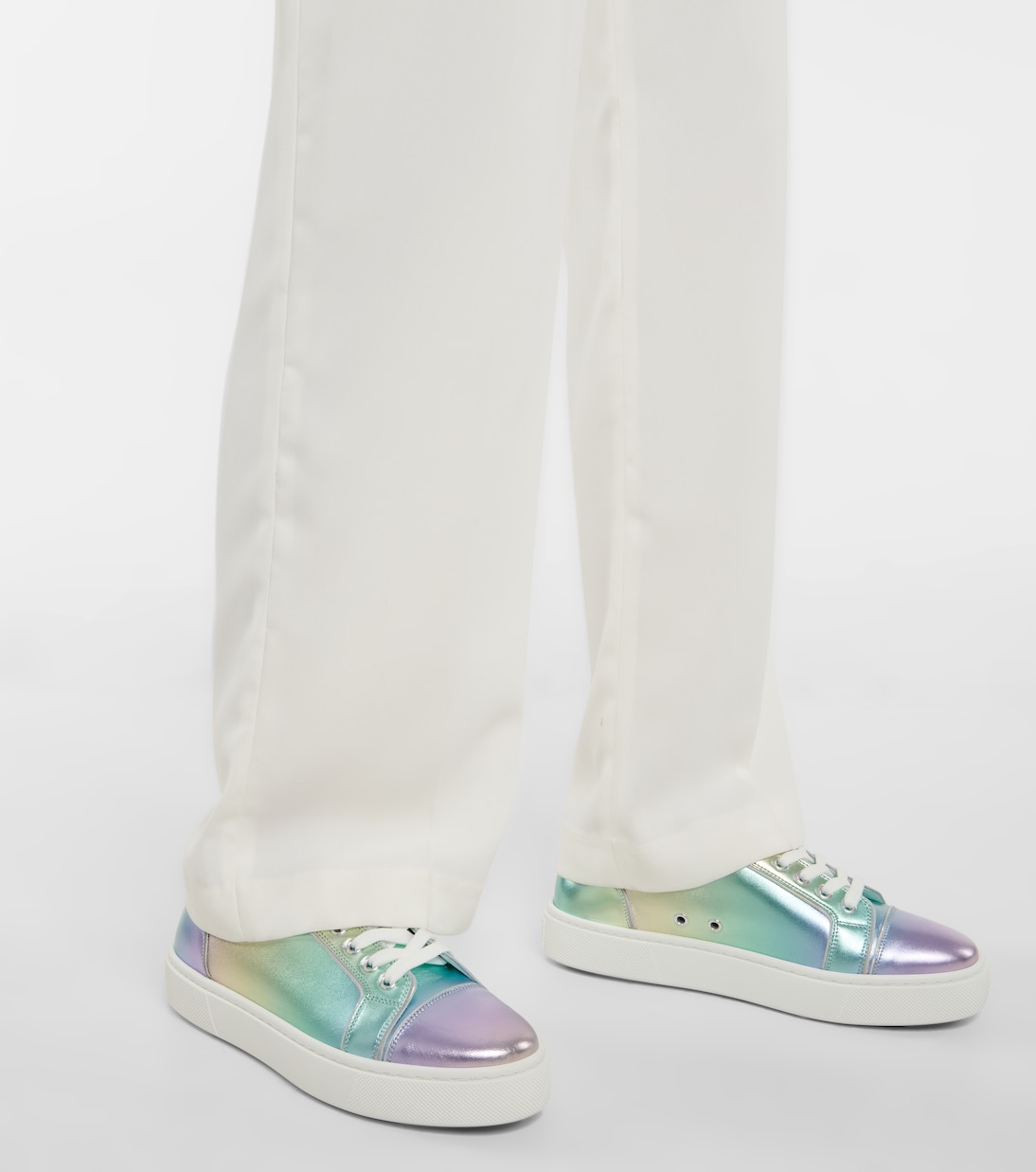 Sneakers Vieirissima in pelle metallizzata | Christian Louboutin