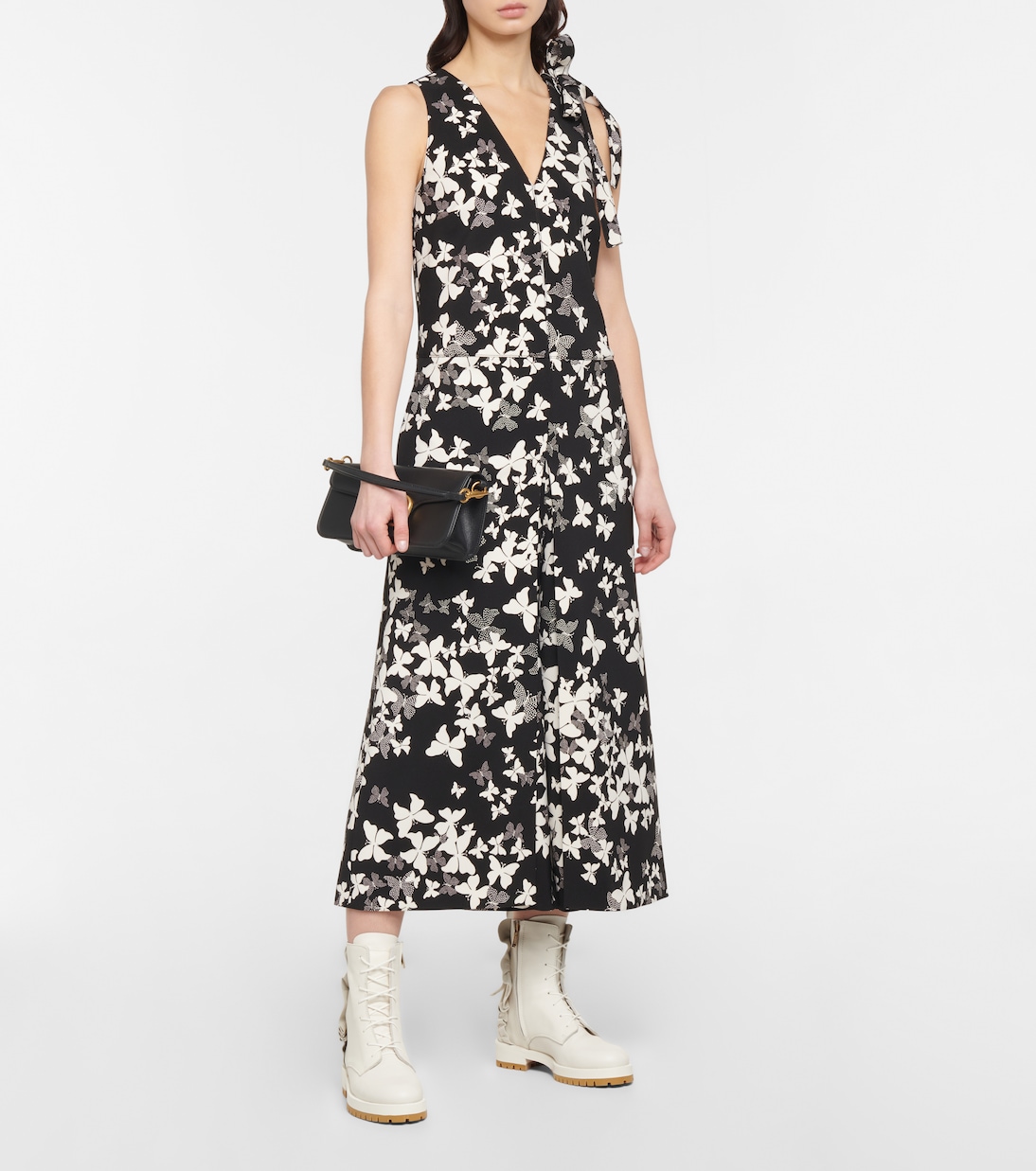 Abito midi con stampa | REDValentino