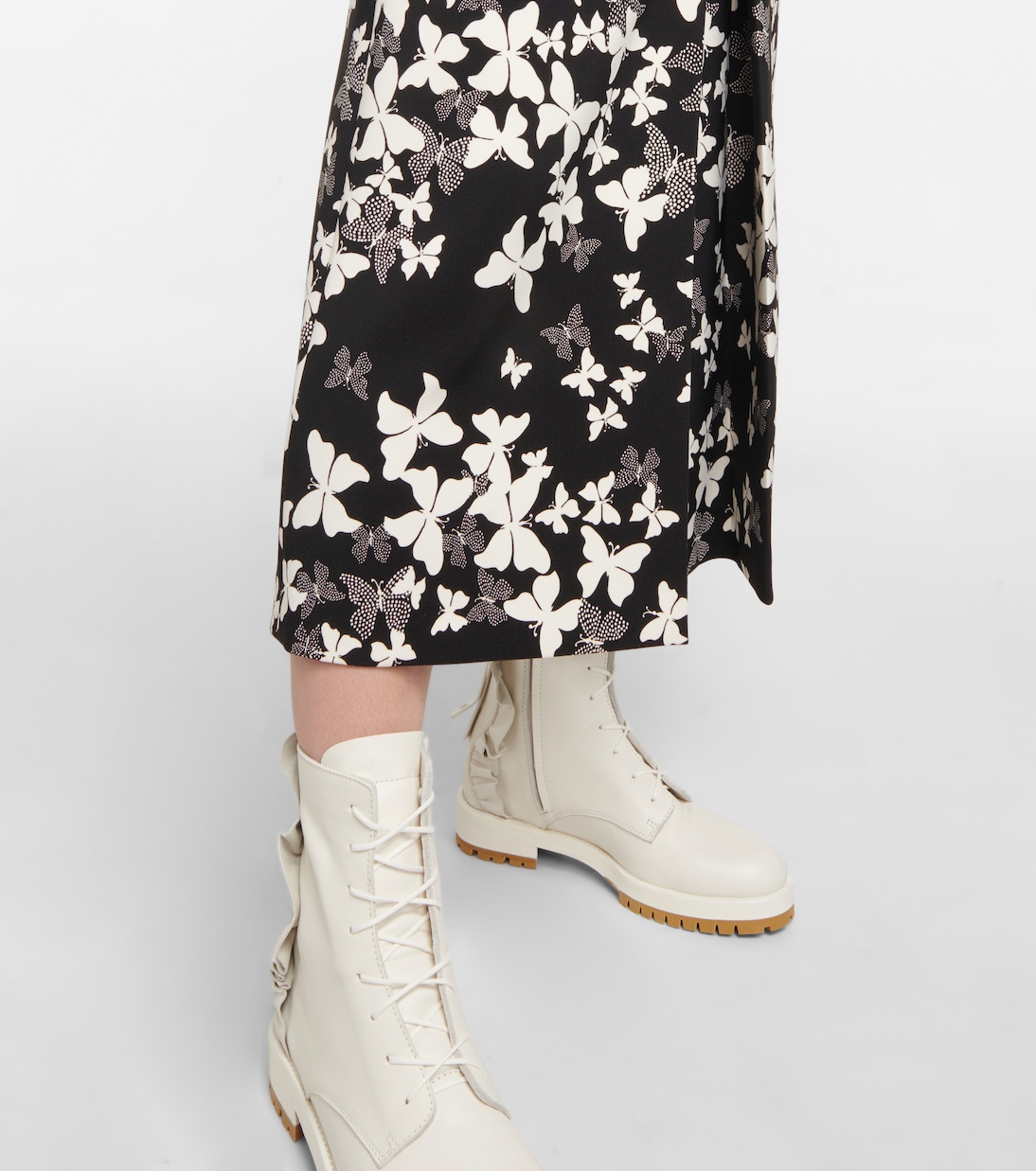 Abito midi con stampa | REDValentino