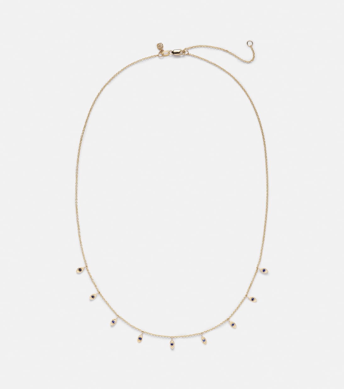 Collana in oro giallo 14kt con design Malocchio - Eleganza giovane e moderna