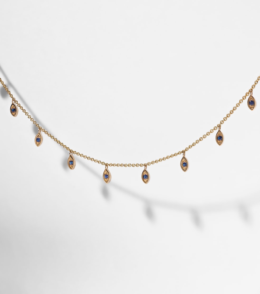 Collana in oro giallo 14kt con design Malocchio - Eleganza giovane e moderna