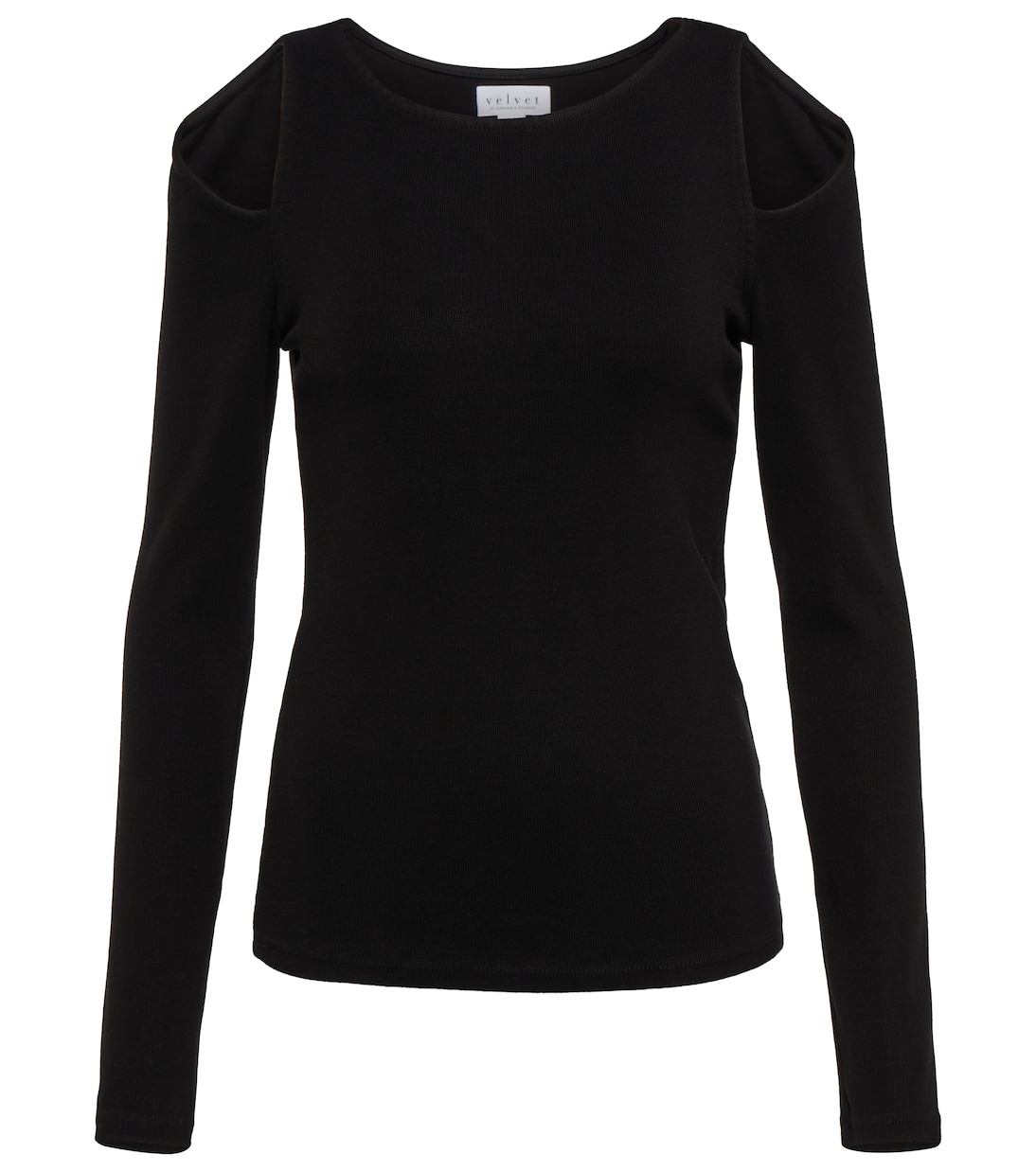 Cold-Shoulder-Top aus Strick | Velvet